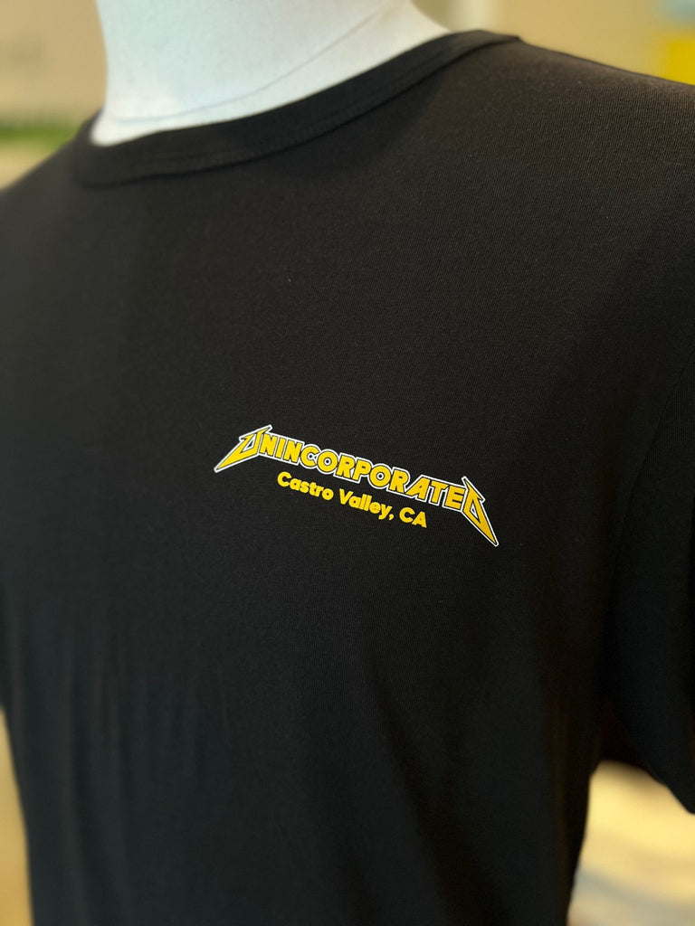 Castro Valley Tour Tee Graphic Tee in Black - Unincorporated