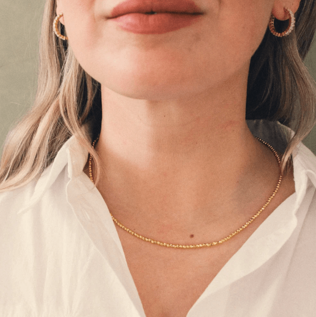 Filaki Ball Chain Necklace in Gold - Unincorporated