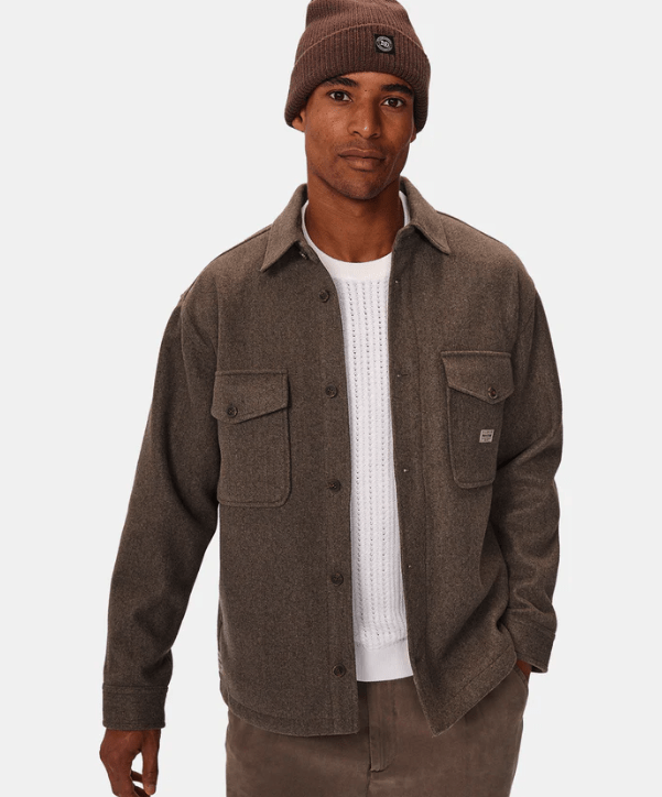 Industrie Coleman Jacket in Mid Brown - Unincorporated