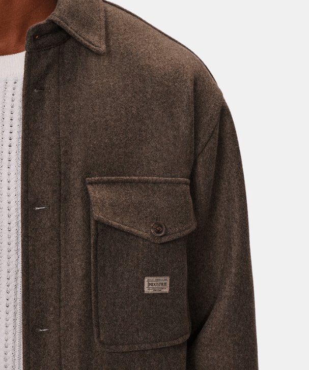 Industrie Coleman Jacket in Mid Brown - Unincorporated