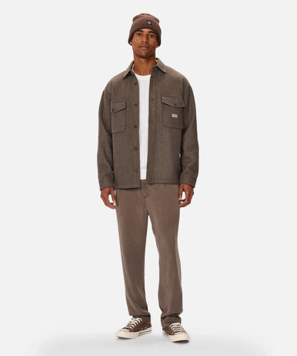 Industrie Coleman Jacket in Mid Brown - Unincorporated