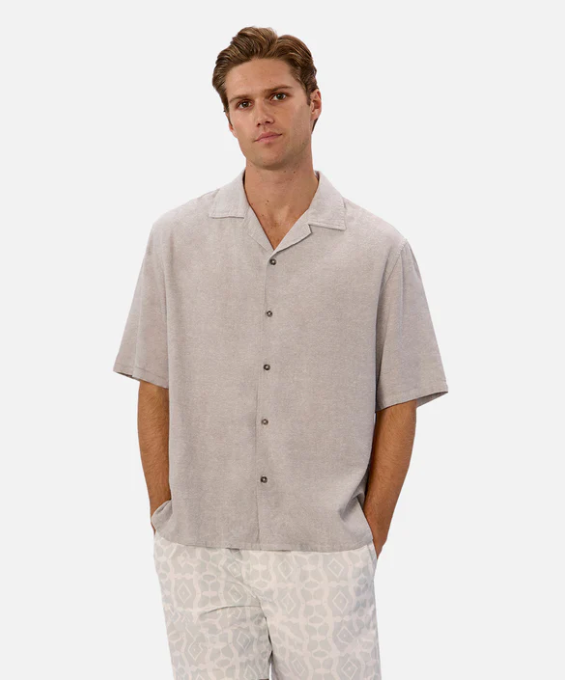 Industrie-Havana-Shortsleeve-Shirt-in-Silver4