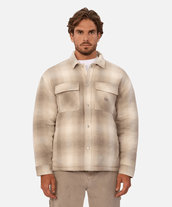 Industrie Highland Jacket in Taupe - Unincorporated