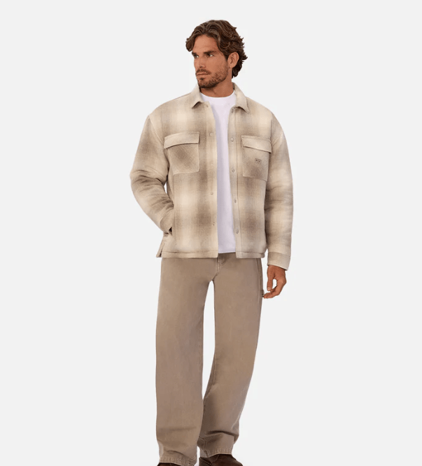 Industrie Highland Jacket in Taupe - Unincorporated