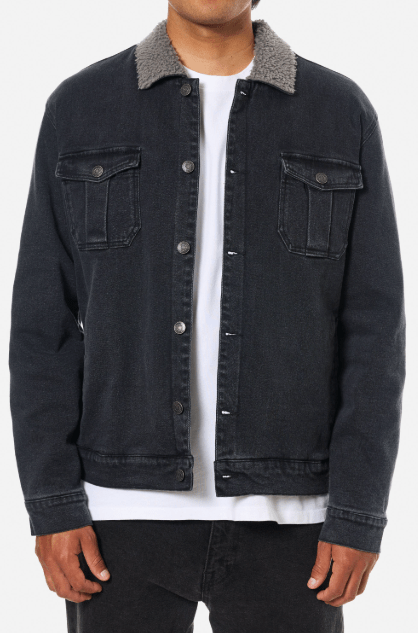 Katin Harris Denim Jacket in Washed Black - Unincorporated