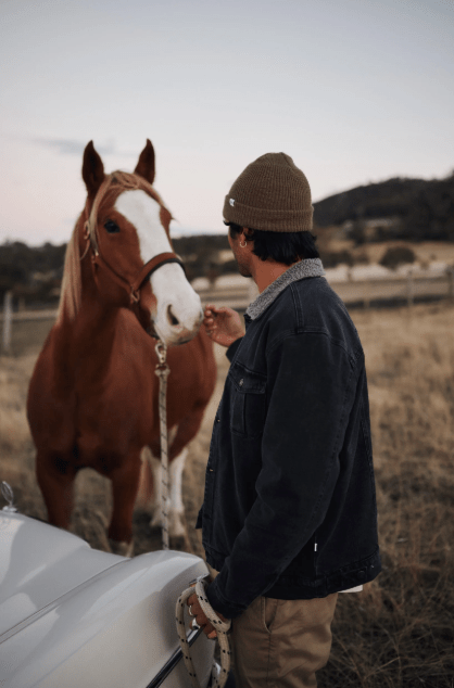 Katin Harris Denim Jacket in Washed Black - Unincorporated