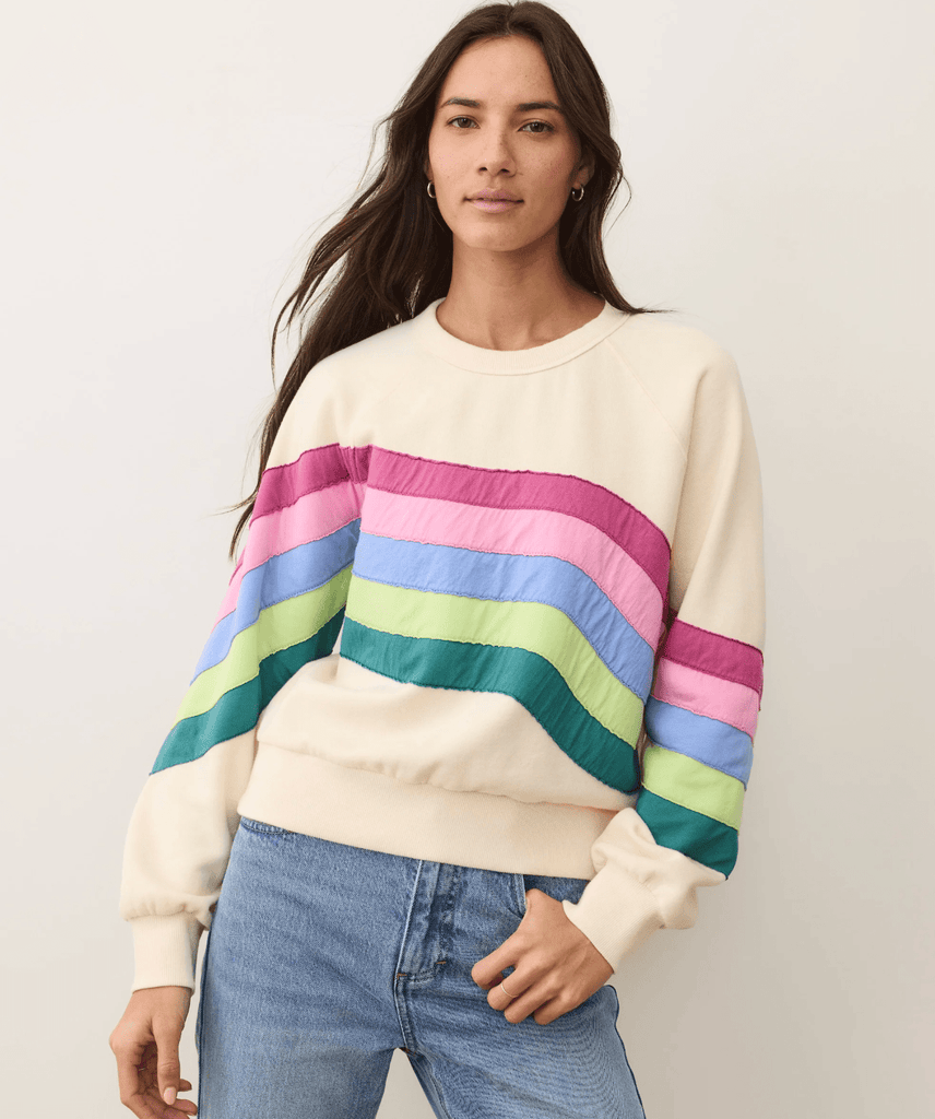 Marine Layer Cloud 9 Fleece Crewneck in Cool Wave - Unincorporated