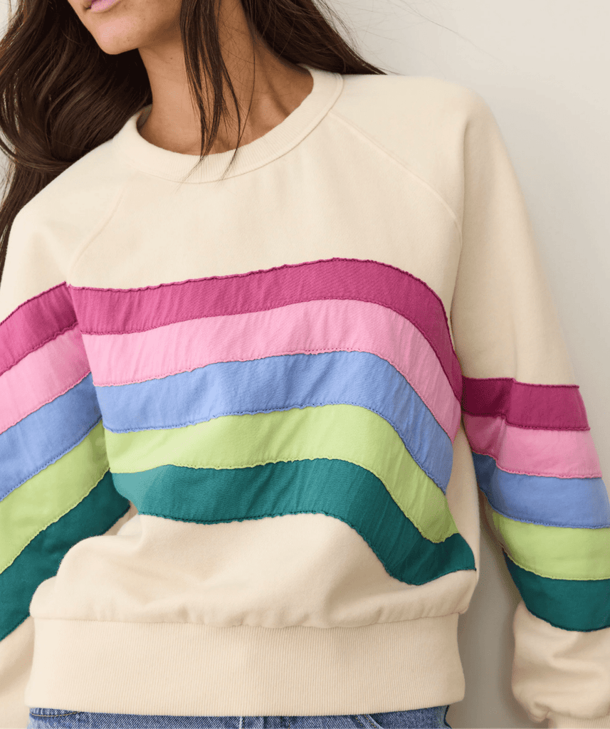 Marine Layer Cloud 9 Fleece Crewneck in Cool Wave - Unincorporated