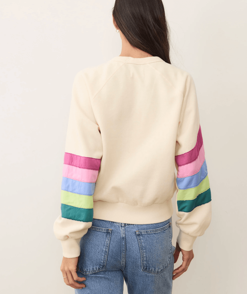 Marine Layer Cloud 9 Fleece Crewneck in Cool Wave - Unincorporated