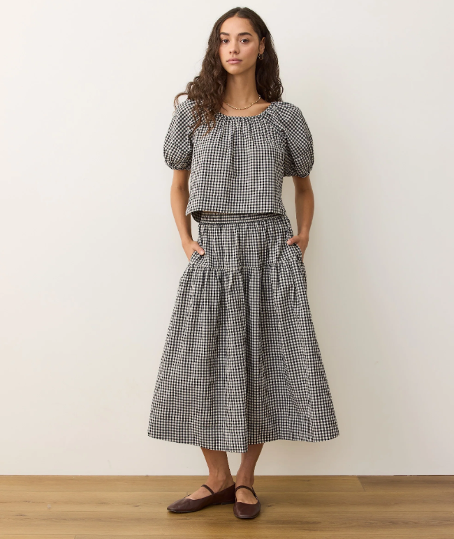 Marine-Layer-Gia-Poplin-Blouse-in-Black-White-Gingham3
