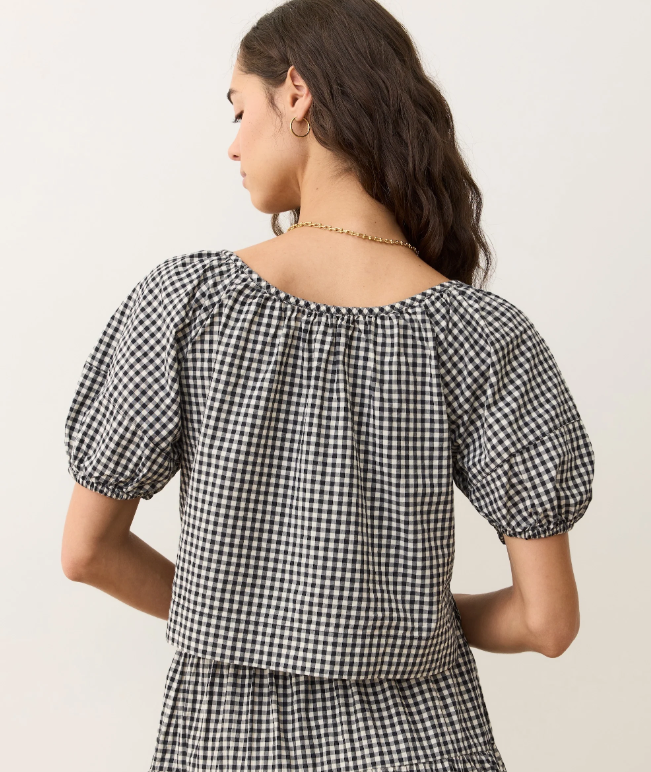 Marine-Layer-Gia-Poplin-Blouse-in-Black-White-Gingham4