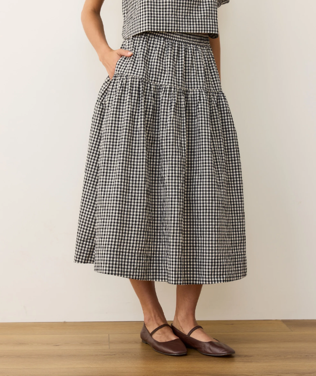 Marine-Layer-Gia-Poplin-Skirt-in-Black-White-Gingham1