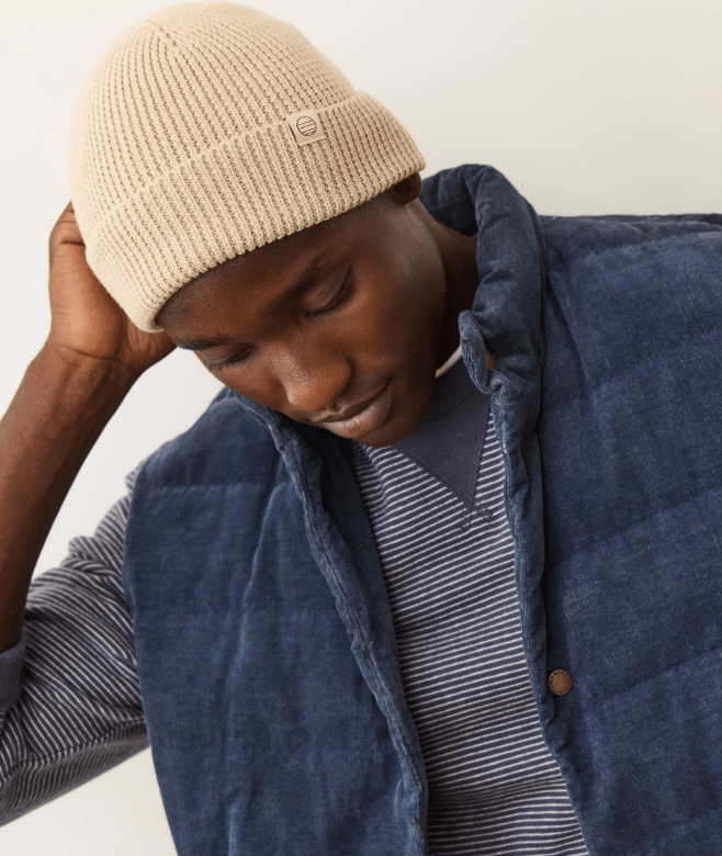 Marine Layer Inverness Beanie in Oatmeal - Unincorporated
