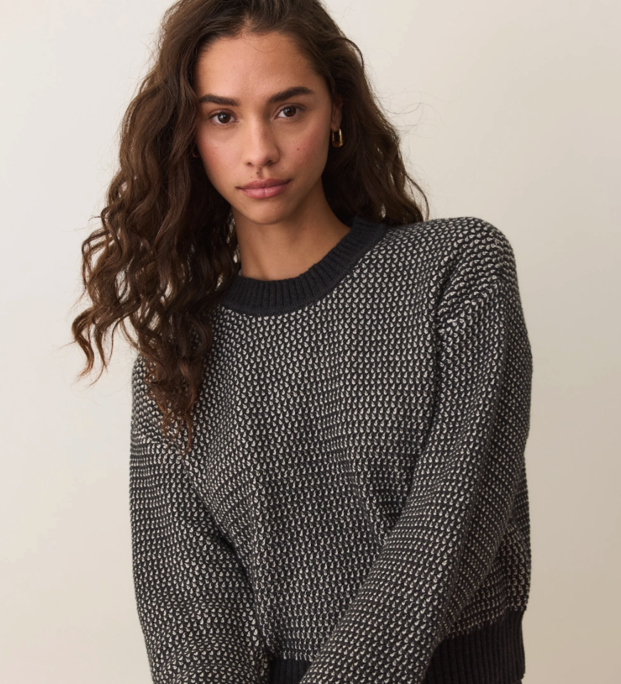 Marine-Layer-Robin-Textured-Crewneck-Sweater-in-Black-White1