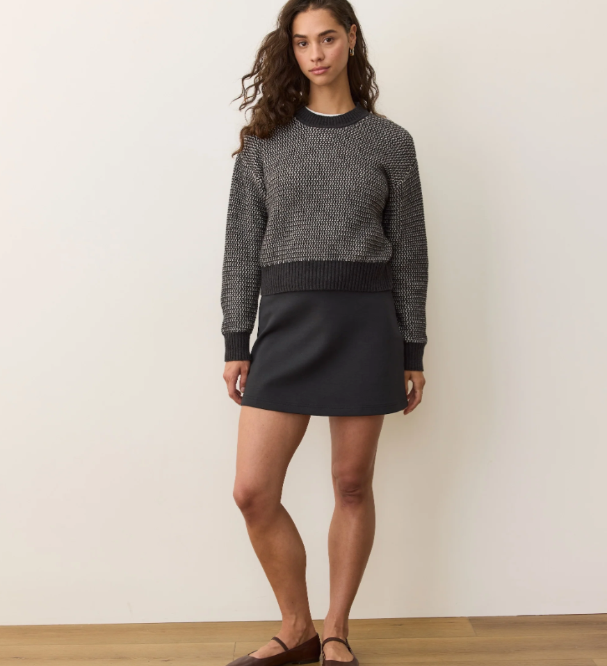 Marine-Layer-Robin-Textured-Crewneck-Sweater-in-Black-White3