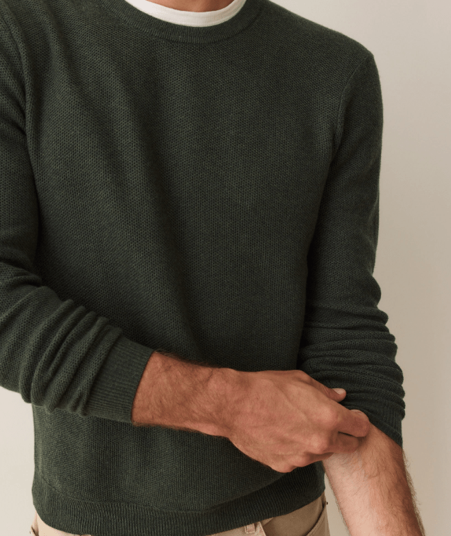 Marine Layer Sweater Tee in Barbour - Unincorporated