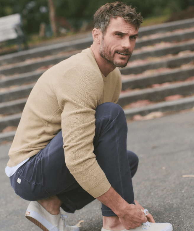 Marine Layer Sweater Tee in Sable - Unincorporated