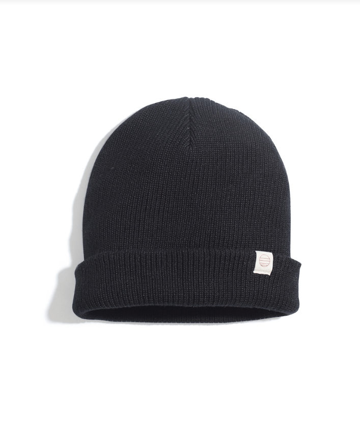 Marine Layer Tahoe Beanie in Black - Unincorporated