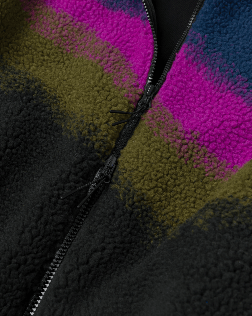 Parks Project Borealis High Pile Fleece Jacket in Multi Color - Unincorporated