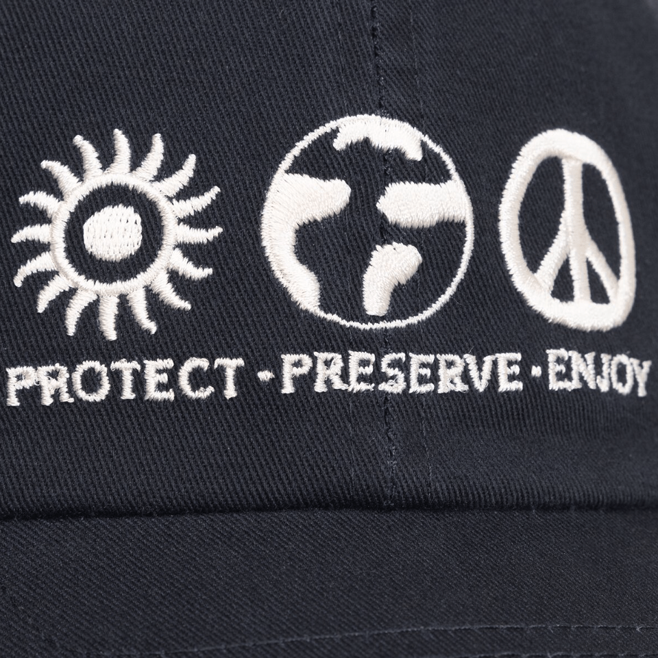 Parks Project Love Nature Baseball Hat in Vintage Black - Unincorporated