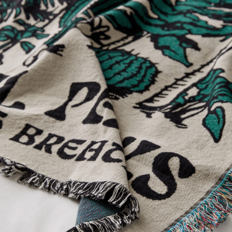 Parks Project Love Nature Woven Blanket in Green - Unincorporated