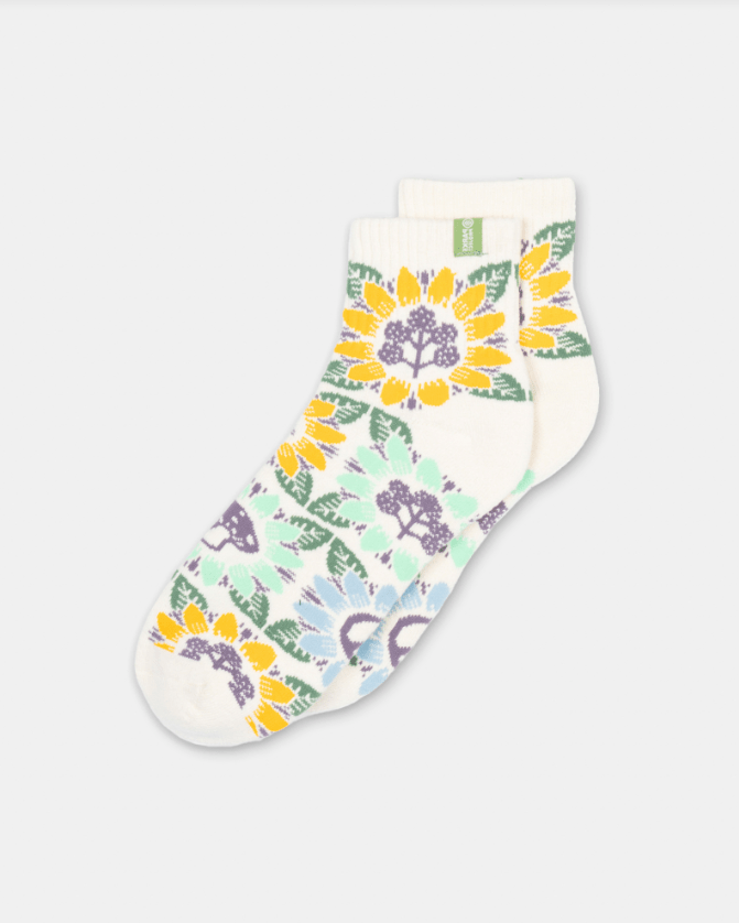 Parks Project Nature in Bloom Socks in Natural and Green - Unincorporated