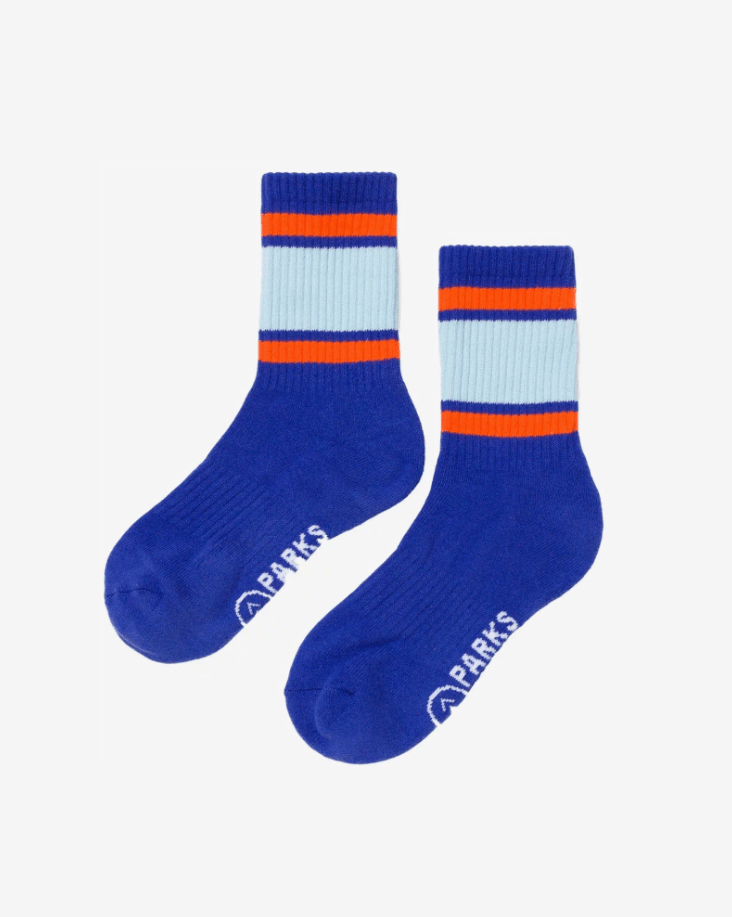 Parks Project Trail Crew Tube Sock 2 Pack in Mazarine Blue - Unincorporated