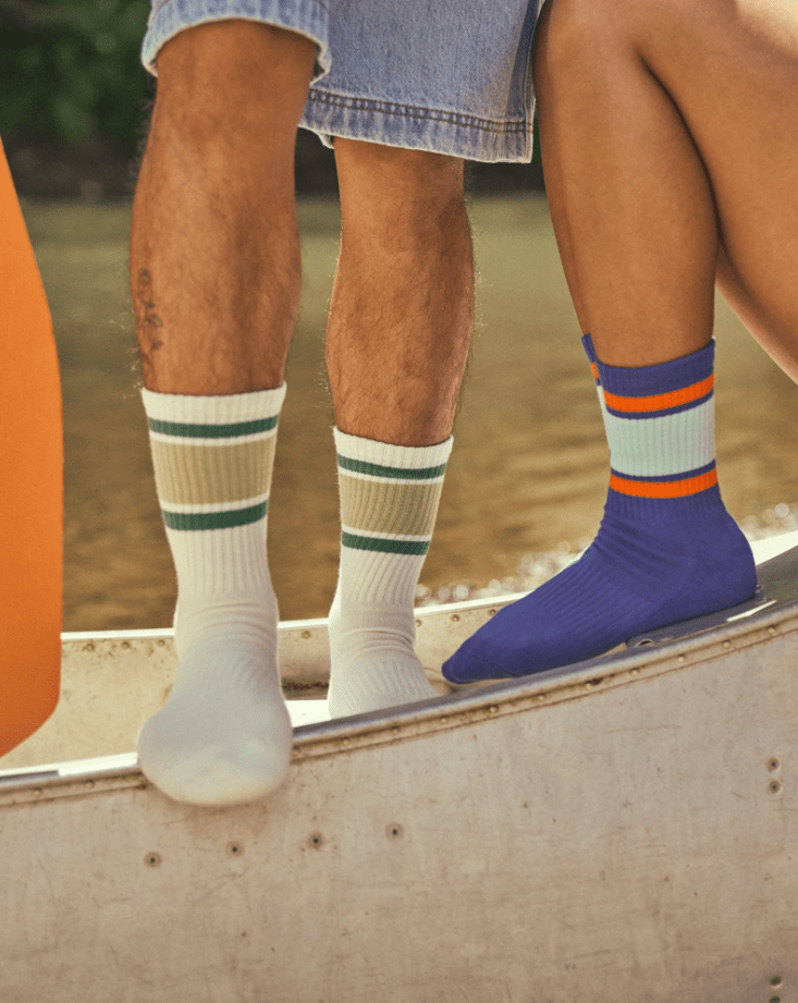 Parks Project Trail Crew Tube Sock 2 Pack in Mazarine Blue - Unincorporated