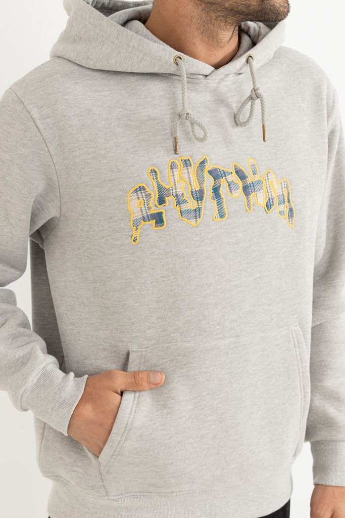 Rhythm New Realm Fleece Hoodie in Heather Grey - Unincorporated