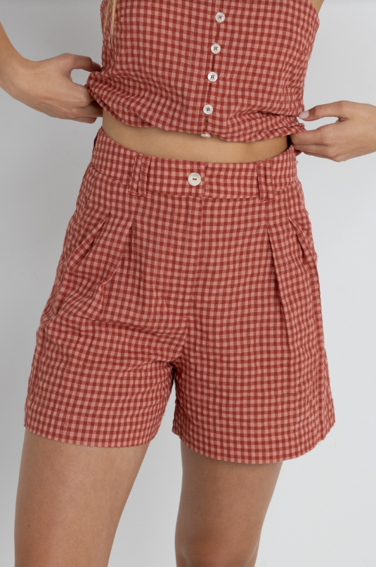 Rhythm_Lola_Check_Short_in_Red1