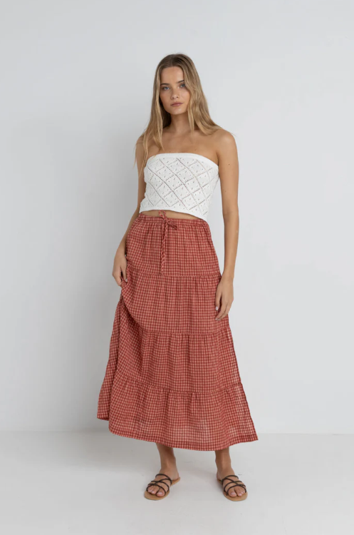 Rhythm_Lola_Check_Tiered_Maxi_Skirt_in_Red4