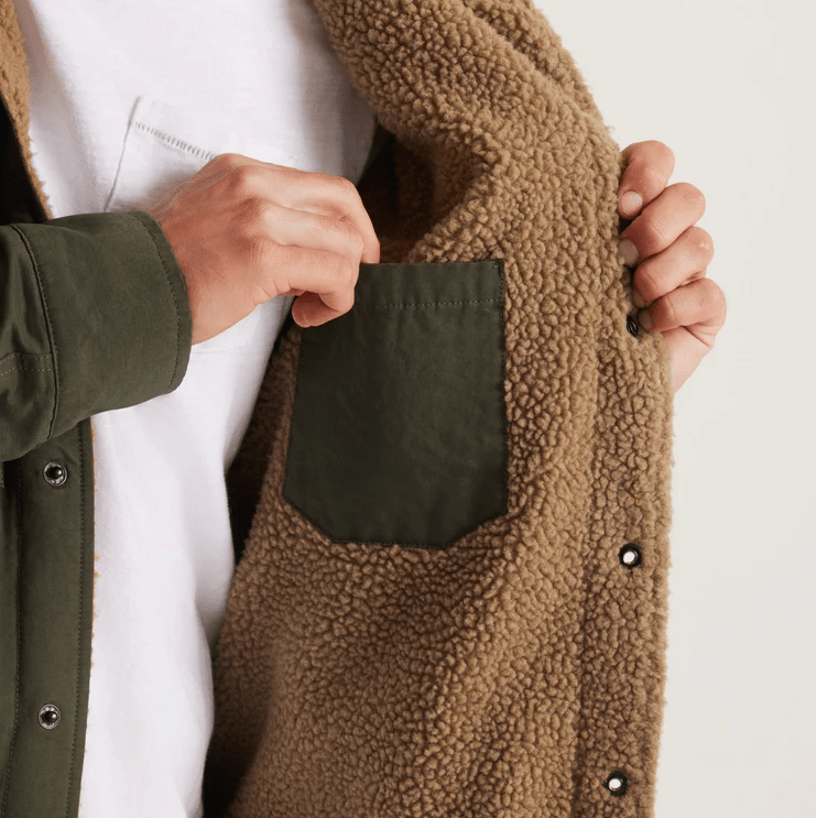 Roark Hebrides Jacket in Dark Military - Unincorporated