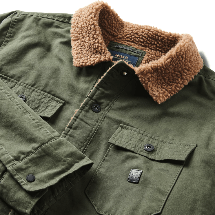 Roark Hebrides Jacket in Dark Military - Unincorporated