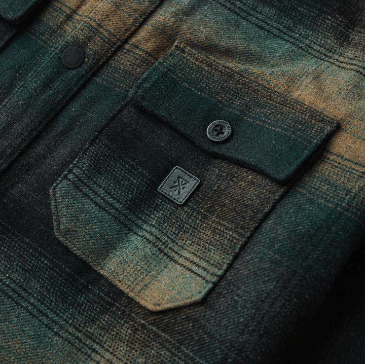 Roark Nordsman Longsleeve Flannel in Forest - Unincorporated