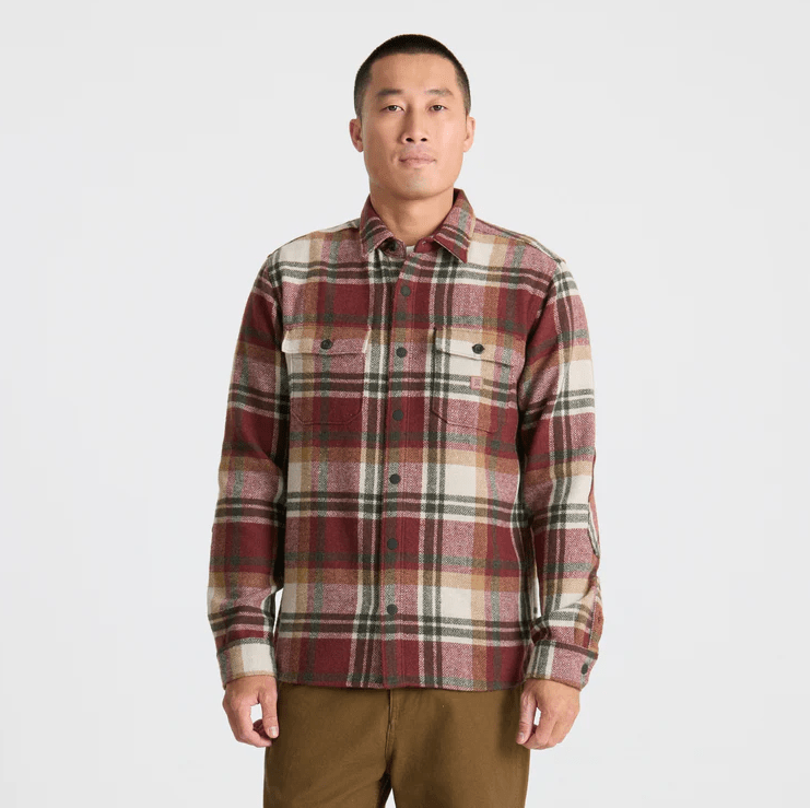 Roark Nordsman Longsleeve Flannel in Sangria - Unincorporated