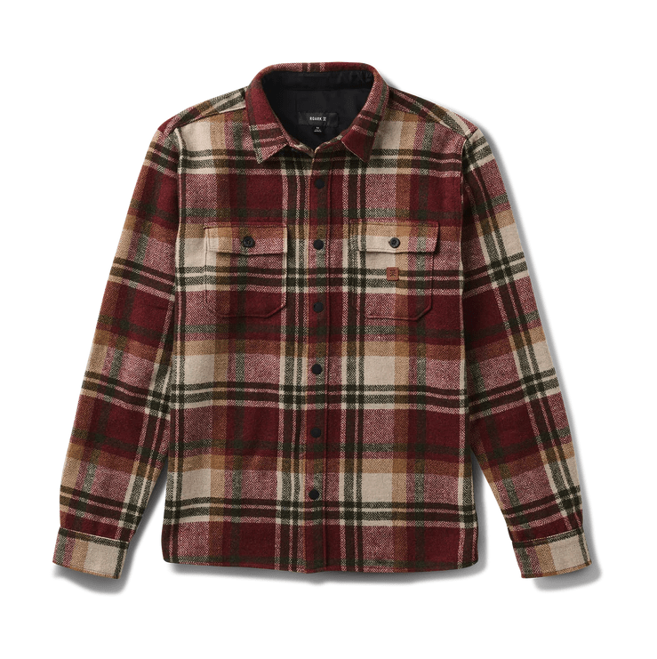 Roark Nordsman Longsleeve Flannel in Sangria - Unincorporated