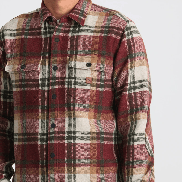 Roark Nordsman Longsleeve Flannel in Sangria - Unincorporated