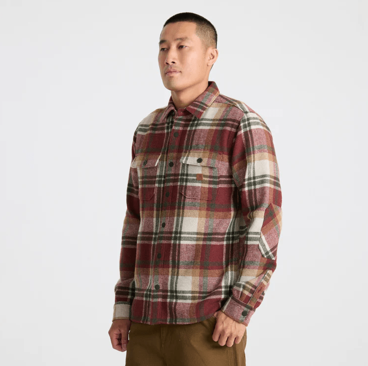 Roark Nordsman Longsleeve Flannel in Sangria - Unincorporated
