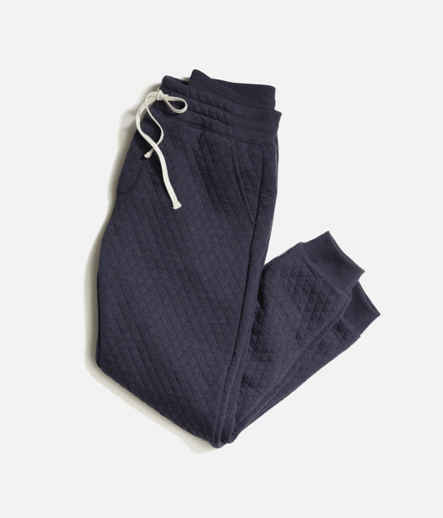 Marine Layer Corbet Quilted Jogger in Navy - Unincorporated