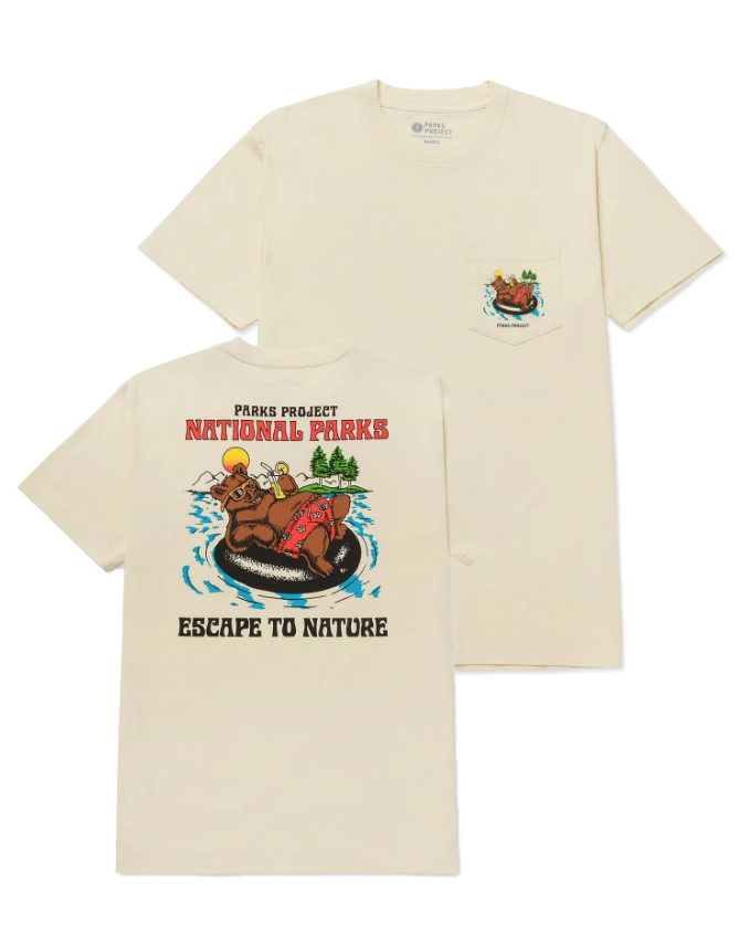 Parks Project_Escape_to_Nature_Bear_Float_Pocket_Tee_in_Natural1
