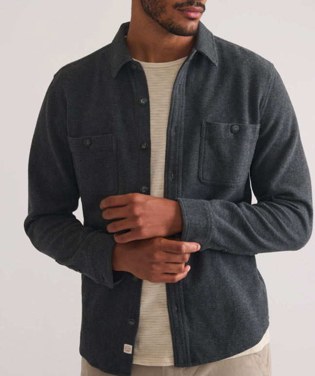 Marine Layer_Pacifica_Stretch_Twill_Shirt_in_Dark_Heather_Grey2