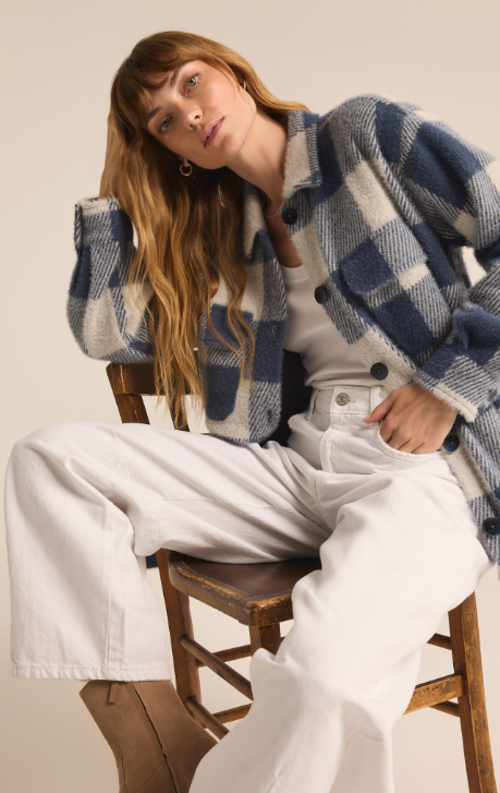 Z Supply_Tucker_Buffalo_Check_Jacket_in_Eclipse5
