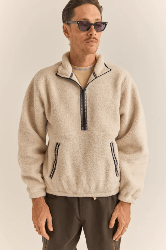 Rhythm Sherpa Pullover in Natural – Unincorporated