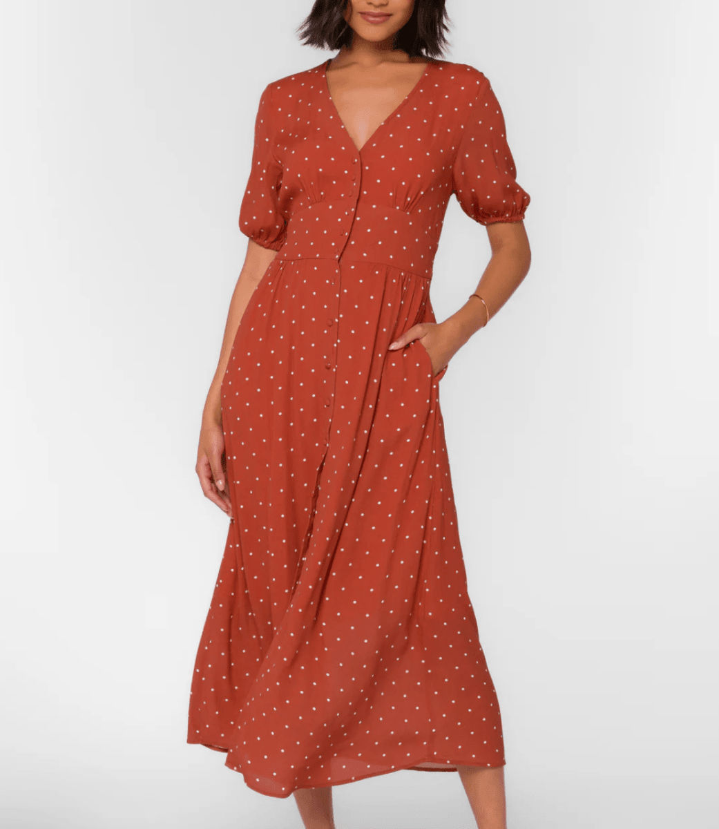 Velvet Heart Livana Dress in Tajin Dots – Unincorporated Velvet Heart Livana Dress in Tajin Dots – Unincorporated