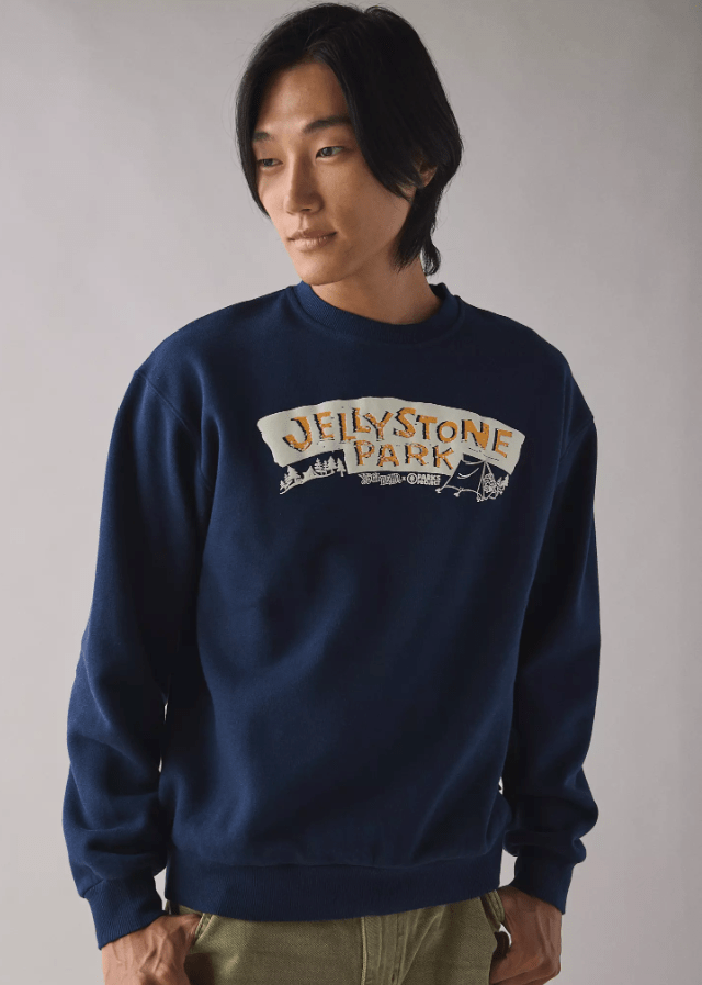 Yogi Bear x Parks Project Crew in Navy - Unincorporated