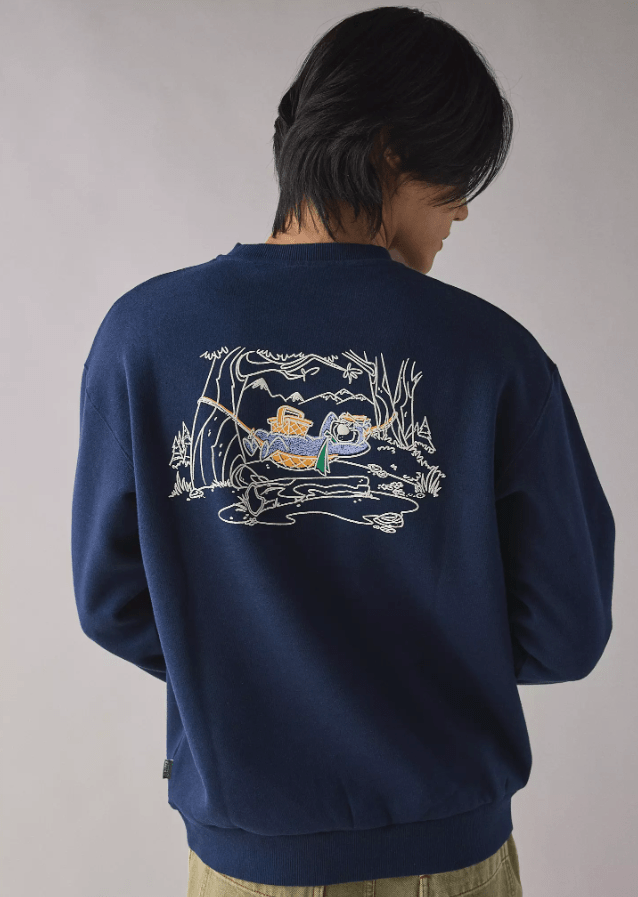 Yogi Bear x Parks Project Crew in Navy - Unincorporated