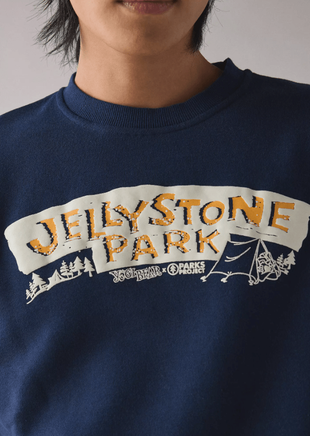 Yogi Bear x Parks Project Crew in Navy - Unincorporated