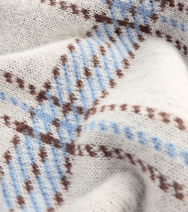 Z Supply Junction Plaid Sweater in Natural - Unincorporated