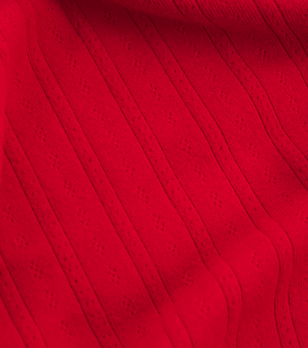 Z Supply Luxe Pointelle Pant in Festive Red - Unincorporated