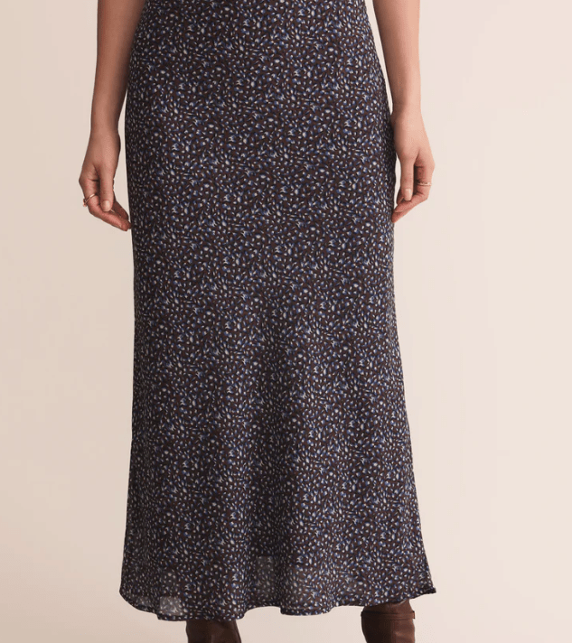 Z Supply Yelena Aspen Floral Maxi Skirt in Java - Unincorporated